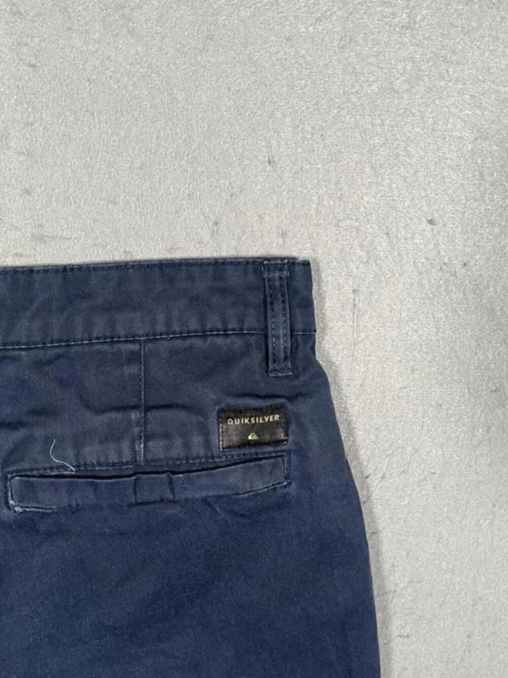 Quiksilver Dark Blue Chino Shorts Surf Skate W29 I9